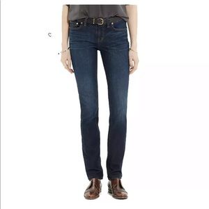 MADEWELL MID RISE STRAIGHT LEG JEANS  26x32
